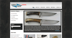 Desktop Screenshot of caribouknives.com